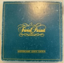 Trivial Pursuit Genius Edition Board Game Published by Horn Abbot.  Complete. 